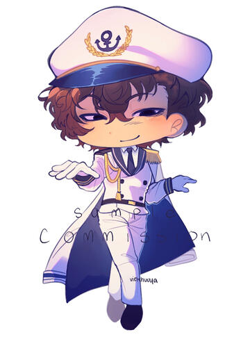 Sailor Dazai chibi